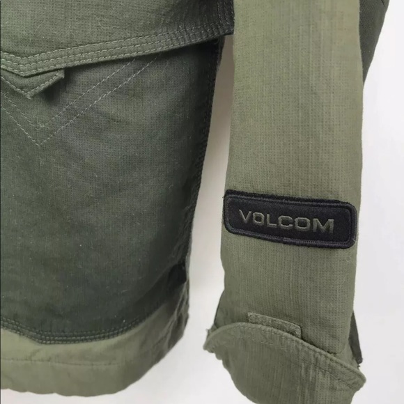 Volcom Blaston Canvas Military Full Zip Street Casual Jacket- *RETAIL: $104.95* - Picture 9 of 10